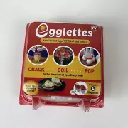 Egglettes Silicone Egg Cooking Cups As Seen On TV New in Box Hard Boiled Egg