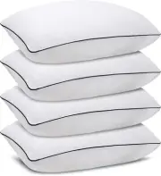 Standard Size Bed Pillows for Sleeping 4 (Pack of 4), White