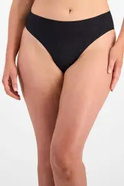 Berlei Because Hi Bikini - Black, Size: 20