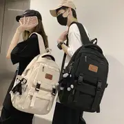 Top Handle Backpack With Orangutan Charm - White - One Size