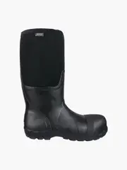 Bogs Boots Burly Tall CT Men's Composite Toe Work Boots BLACK Size US 8/EU 41
