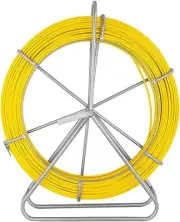 Alston 8mm Fish Tape Puller Fiberglass Rodder with Steel Reel Cage