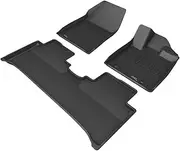 3D MAXpider All-Weather Floor Mats for BYD Atto 3 2021-2024+ Custom Fit Car Floor Liners, Kagu Series (1st & 2nd Row)