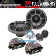 MOREL VIRTUS 602 6.5" CAR 2-WAY COMPONENT SPEAKERS MIDS TWEETERS CROSSOVERS NEW