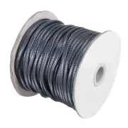 Beading Thread Bracelet Weave Craft Cord 4mm 39M/Roll, Deep Grey
