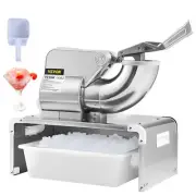 VEVOR Electric Ice Crusher Machine 661LBS/Hr Snow Cone Maker Shaved Ice 300W