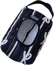 koolsoo Wipes Dispenser Tissue Bag Home Paper Organizer Paper Holder Tissue Box Wet Wipe Container for Camping Car Outdoor Outing, Black