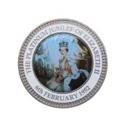 QUEEN ELIZABETH II PLATINUM JUBILEE 1952-2022 ROYAL SOUVENIR COLLECTORS COIN