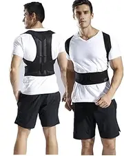 Corrector Correction Belt Fitness Harness Adjustable Shoulder Strap Back Brace Clavicle Support Suitable for Male and Female