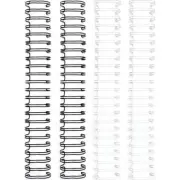 We R Memory Keepers Cinch Black & White 1" Binding Wires 4pk