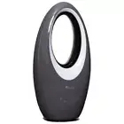 LivePure Pedestal Fan 22.44" Oscillating Bladeless Standalone Indoor Graphite