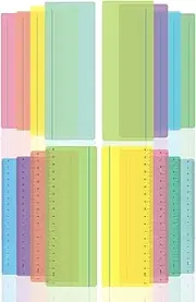 Dyslexia Overlays, 16 PCS Professional Overlays for Reading Dyslexia, Coloured Overlays Reading Rulers, Dyslexia Aids for Dyslexia Irlens Syndrome Adhd and Visual Stress, Coloured Reading Overlays