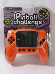 2006 Techno Source - Orange Handheld Pinball LCD Video Game - New Sealed