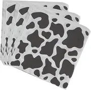 Parliky 80 Sheet Cow Pattern Napkins Boys and Girls Party Decorative Table Supplies Restaurant Use