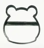 BEAR FACE HEAD OUTLINE CARTOON STYLE PLUSH TEDDY BEES COOKIE CUTTER USA PR3360
