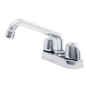 Gerber Classics Two Handle Laundry Faucet 3-Hole Installation with 6-Inch Spout