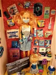 HOMESCHOOL HEATHER Quarantine Barbie Style Pandemic Doll Keepsake Memorabilia