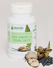 Lexmin® Black Turmeric with Piperine Tablets – Anti-Inflammatory, Immune Boosting, and Antioxidant Support (200)
