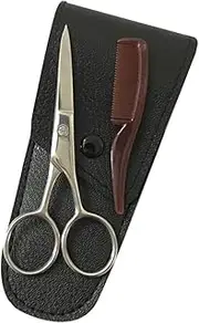 ARTSEWPLY 1Set Stainless Steel Eyebrow Scissor Trimmer and Beard Shears for Precision Grooming for Home and Salon Use Durable and Reliable Hair Cutting Tools