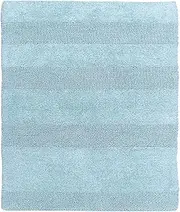 Castle Hill Wide Cut Reversible Bath Rug, 21 by 34-Inch, Light Blue
