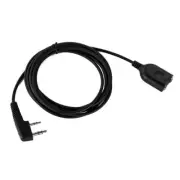 2 Pin Extension Cable for BaoFeng Puxing Kenwood Radio Earpiece Speaker Mic