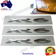 3pcs XR6 Badge For Falcon BA BF FG Hsv Rear Boot Side Skirt Emblem Decal Chrome
