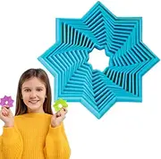 Stress Blocks for Kids - Building Blocks Sensory Toys | Stress Reliever Transformation Block, Octagonal Star Desk Decor, Goodie Bag Stuffers