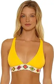 [ISABELLA ROSE] Women's 1969 Wide Band Halter Bikini Top, Adjustable, Tie Back, Swimwear Separates