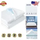 Comfortable King Mattress Topper Protector with Eco-Friendly Bamboo Fabric