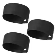3 Pcs Unisex Chef Hats Adjustable Chef Beanie Caps with Breathable Mesh Top