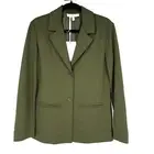 NWT Max Mara Leisure Cluny Blazer Jacket Olive Green Small