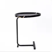 Side Table for Living Room End Coffee Table - Egg-Shaped Top