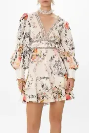 Camilla Button Front Frill Dress Current 2025 $899.. Brand New XL