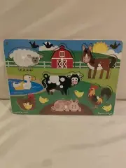 Melissa & Doug Wooden Farm Children's Puzzle
