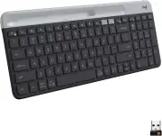 Logitech K585 Slim Multi-Device Wireless Bluetooth Keyboard ~ Graphite