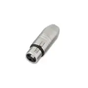 3 pin XLR Female to 3 pin Mini XLR Male Microhone adapter, NEW