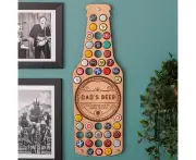 Gift for Dad Beer Bottle Cap Collection Holder- Bottle