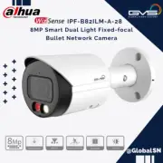 Dahua OEM IP BULLET 8MP FULL COLOR SMART DUAL LIGHT 2.8MM CAMERA IPF-B82ILM-A-28