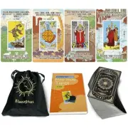 Tarot cards for beginners, 78 cards, Waite version, Rider version, cute, Japanes