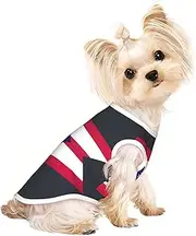 Ohio State Flag print Dog Shirts for Small Dogs Stretchy T-Shirts Lightweight Tank Top Sleeveless Striped Vest