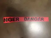 12 ROLLS RED DANGER BARRIER BARRICADE TAPE 1.5-MIL 3" X 1000' ROLL NEW