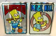 Simpson’s Vintage Vending Machine Sticker LOT 90s 1990s Prism Bart Simpson