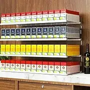 Cigarette Exhibitor - Cigarette Exhibition Shelf Mounted On The Wall, Automatic Cigarette Display, Transparent Acrylic Cigarette Support (31.5x28.4x38.5cm)