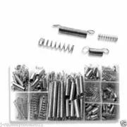 200 PC MEGA SET MINI METAL STEEL COIL SPRINGS LOOSE ASSORTMENT KIT W/ CASE NEW