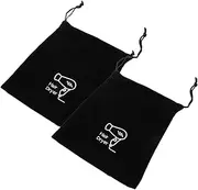 Hair Dryer Storage Bag Styling Tool Organizer Large Capacity Storage Drawstring Pouch Velvet Material Easy to Use