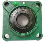 35mm Bearing UCF207 Black Oxide Plated Insert + Square Flanged Cast Housing Moun