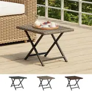 Folding Table Outdoor Furniture Picnic Camping Table Patio Poly Rattan vidaXL