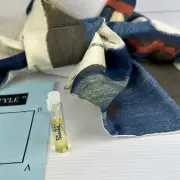 Vintage Panache Lentheric Perfume Sample & Scarf Gift Set