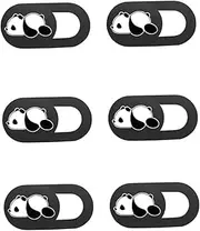 SEWACC 6pcs Privacy Cover Cover for Computer Laptop for -Webcam Protector Webcam Cute Privacy Laptop Computer Webcam Sticker Black Abs