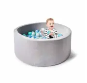 Foam Play Ball Pit Removable Washable Covers Includes 150 x Coloured Play Balls